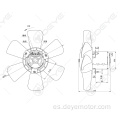 Motor eléctrico auto del ventilador del radiador del precio barato